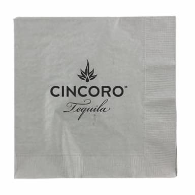 Silver 3 Ply Luncheon Napkins