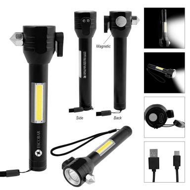 Safety Tool With COB Flashlight 2.0