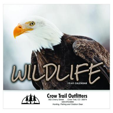 2026 Wildlife Wall Calendar - Stapled