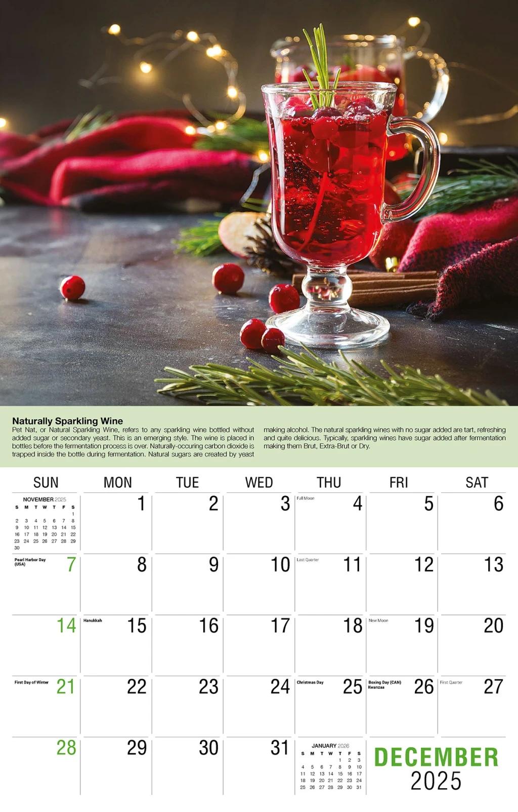 Galleria Wall Calendar 2026 Vintage