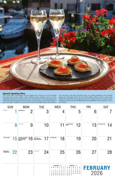 Galleria Wall Calendar 2026 Vintage