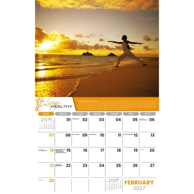 Galleria Wall Calendar 2027 Living Healthy