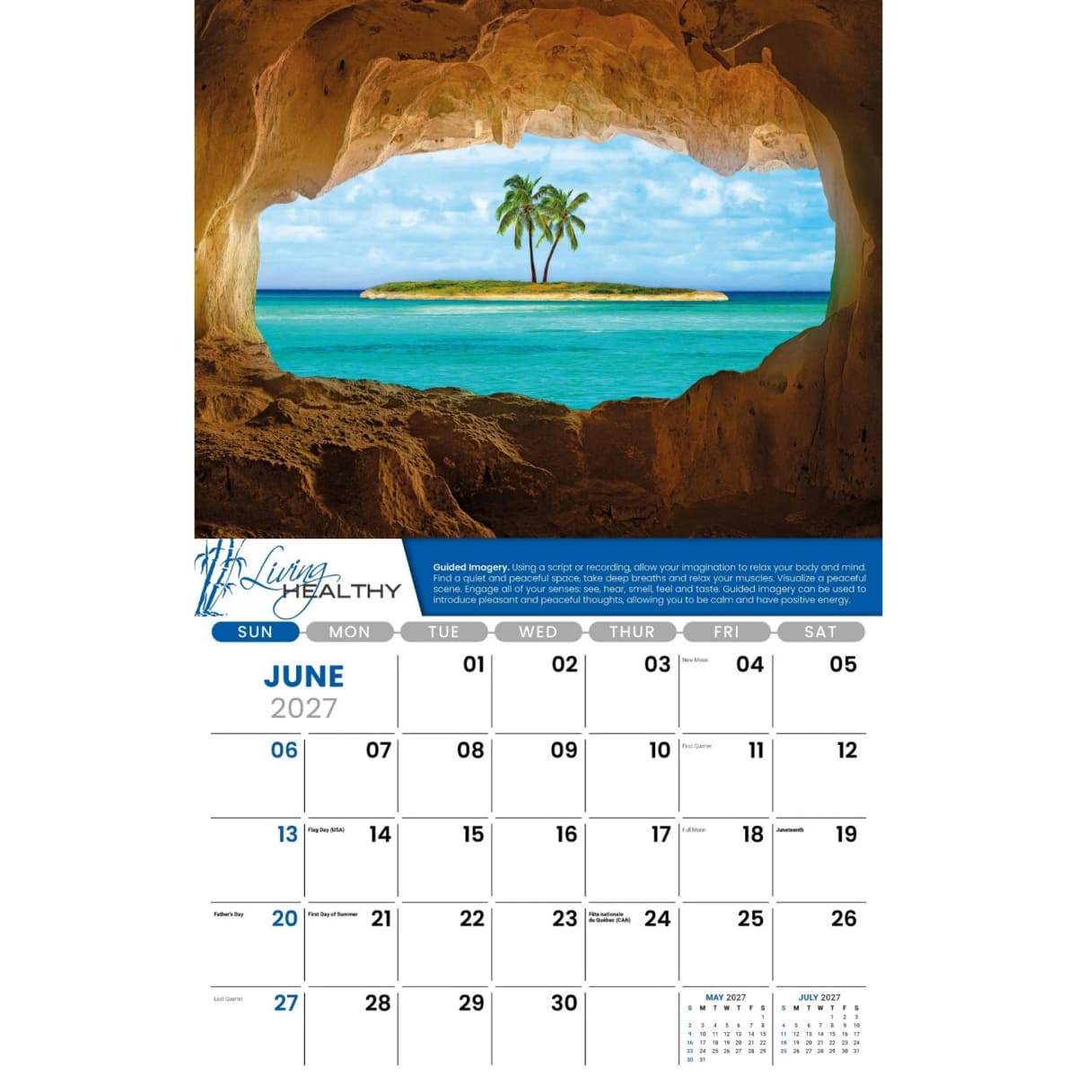 Galleria Wall Calendar 2027 Living Healthy