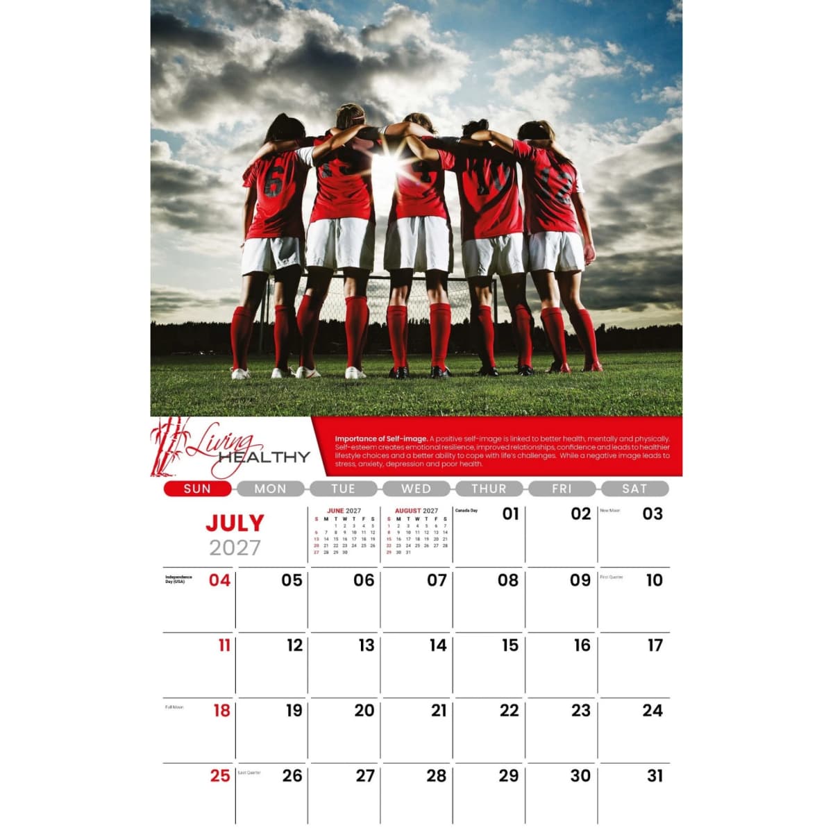 Galleria Wall Calendar 2027 Living Healthy