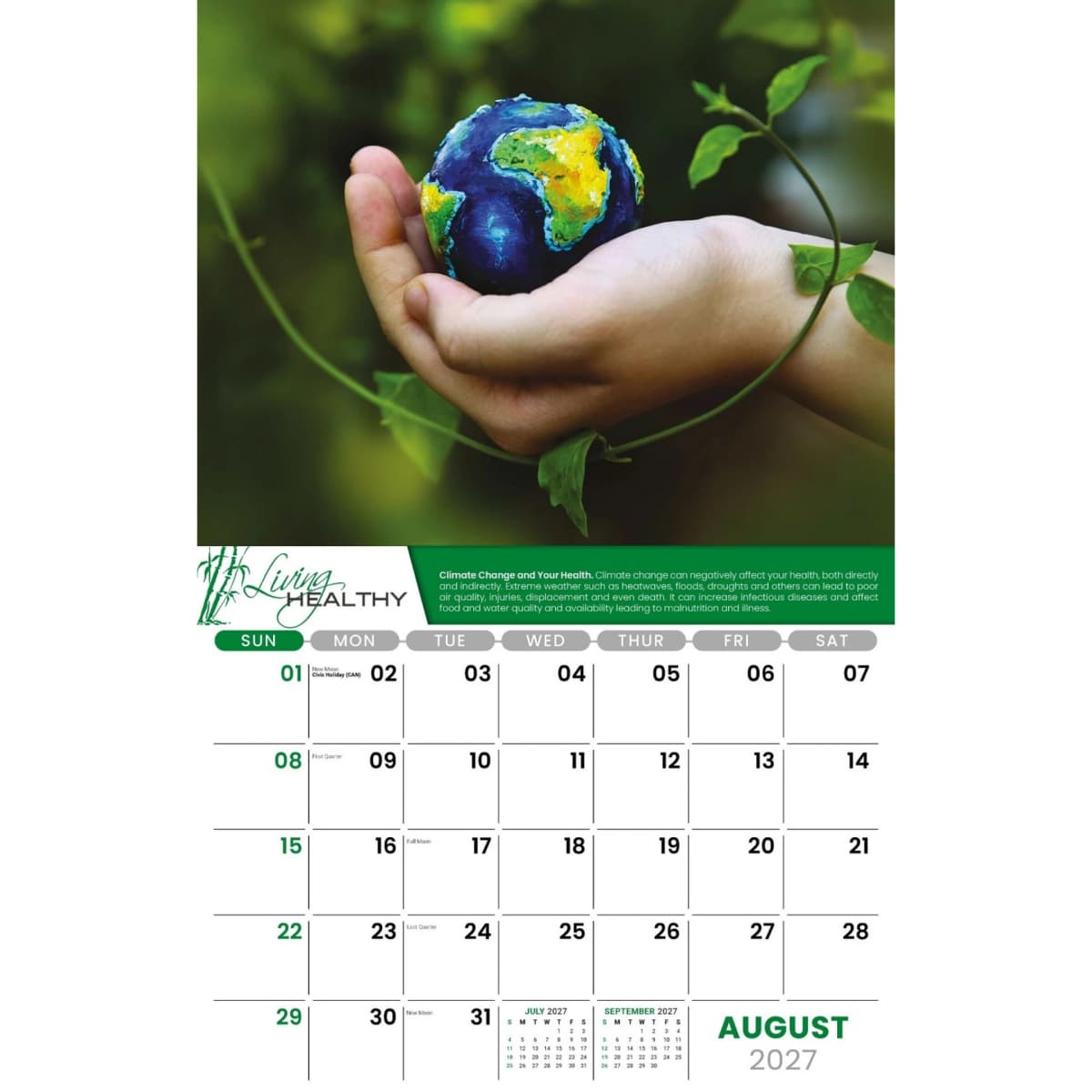 Galleria Wall Calendar 2027 Living Healthy