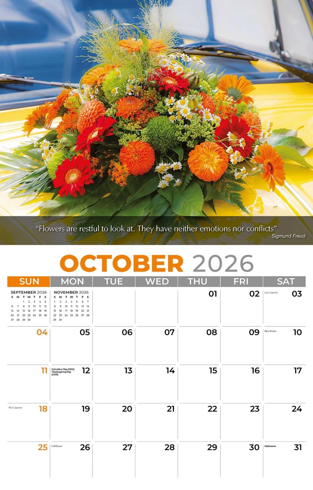 Galleria Wall Calendar 2026 Flowers & Garden