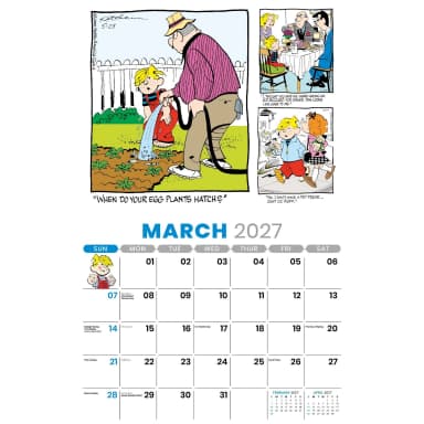 Galleria Wall Calendar 2027 Dennis The Menace