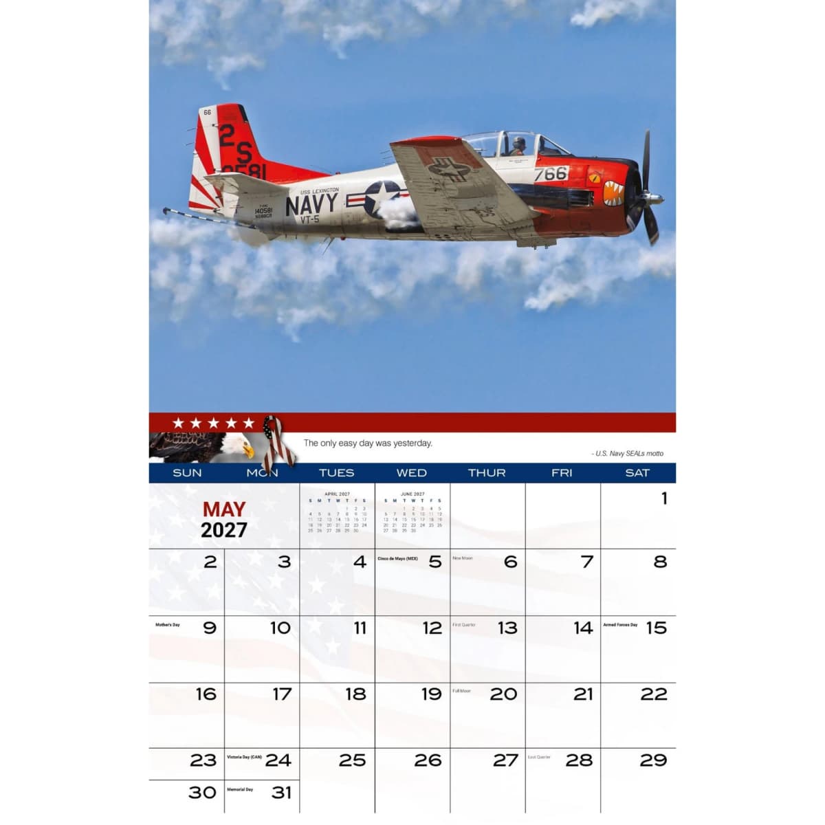 Galleria Wall Calendar 2027 Home Of The Brave