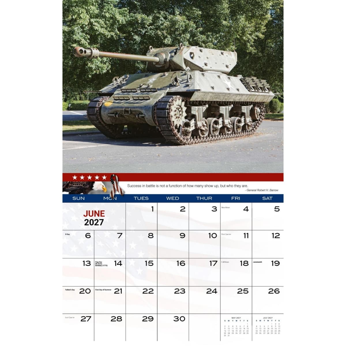 Galleria Wall Calendar 2027 Home Of The Brave