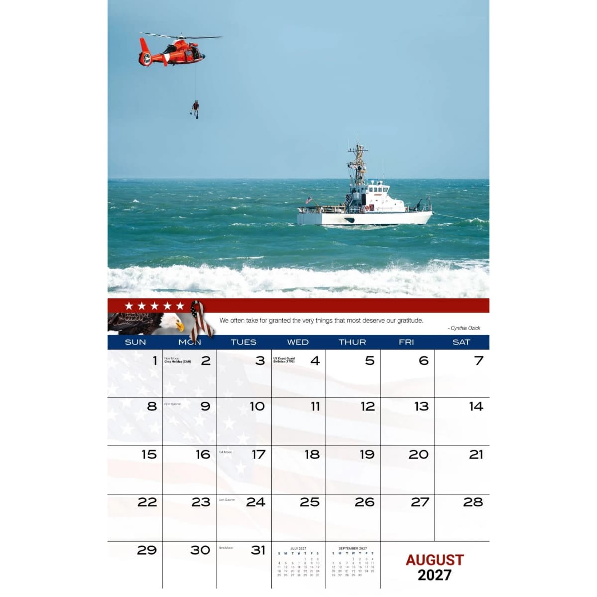 Galleria Wall Calendar 2027 Home Of The Brave