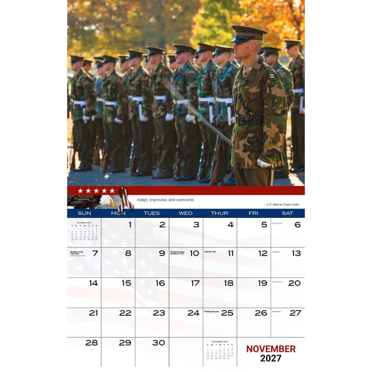 Galleria Wall Calendar 2027 Home Of The Brave