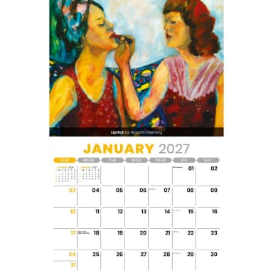 Galleria Wall Calendar 2027 Celebration of African American Art