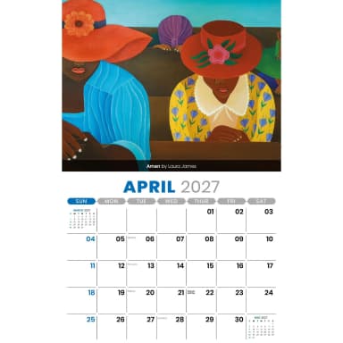 Galleria Wall Calendar 2027 Celebration of African American Art