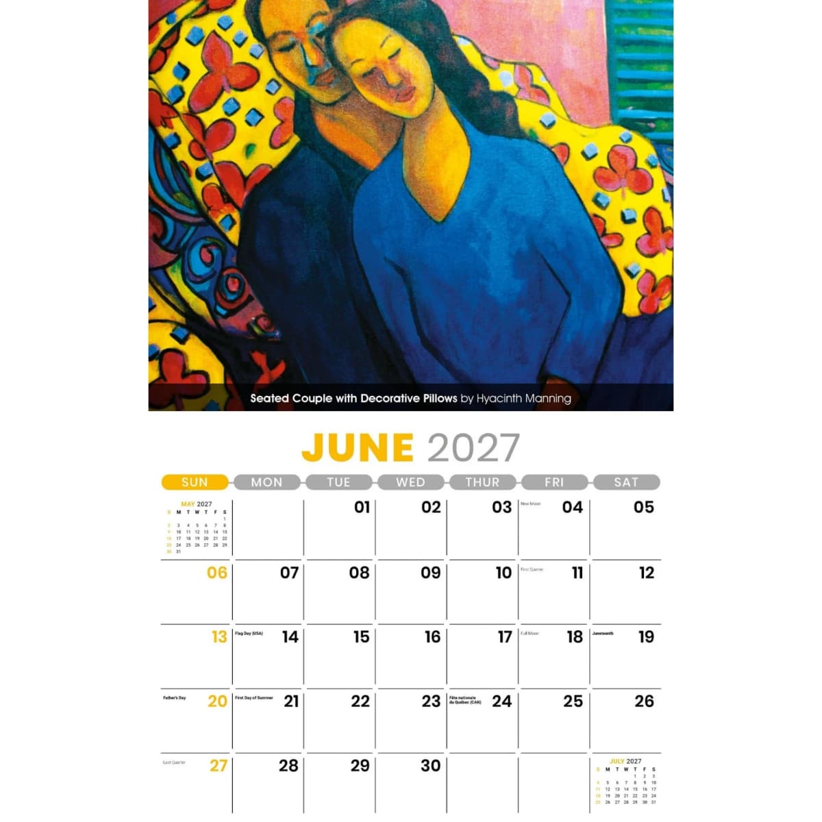 Galleria Wall Calendar 2027 Celebration of African American Art