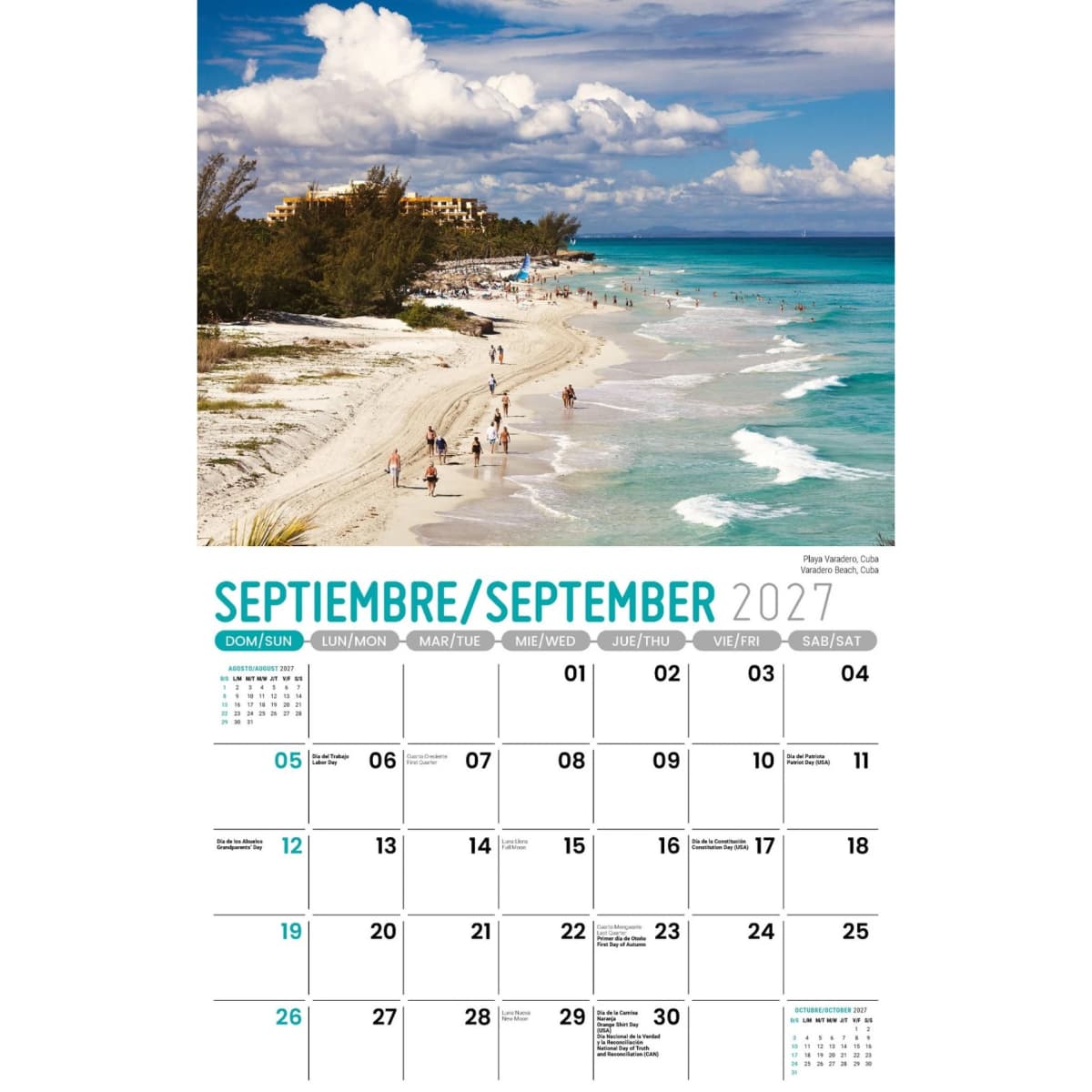 Galleria Wall Calendar 2027 Beauty of Latin America SP/ENG