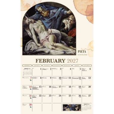 Galleria Wall Calendar 2027 Catholic Inspiration (English)