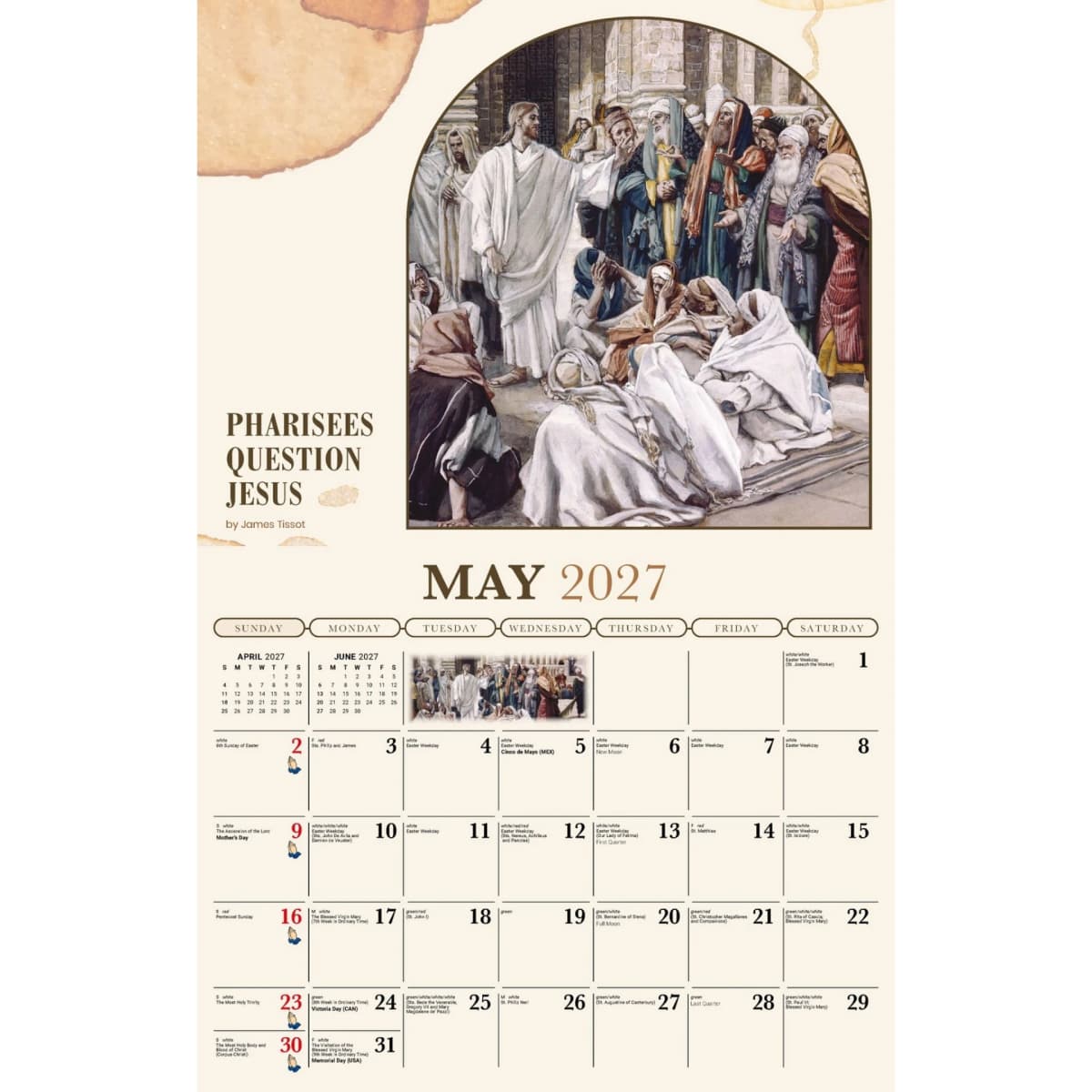 Galleria Wall Calendar 2027 Catholic Inspiration (English)