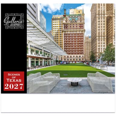 Galleria Wall Calendar 2027 Scenes of Texas