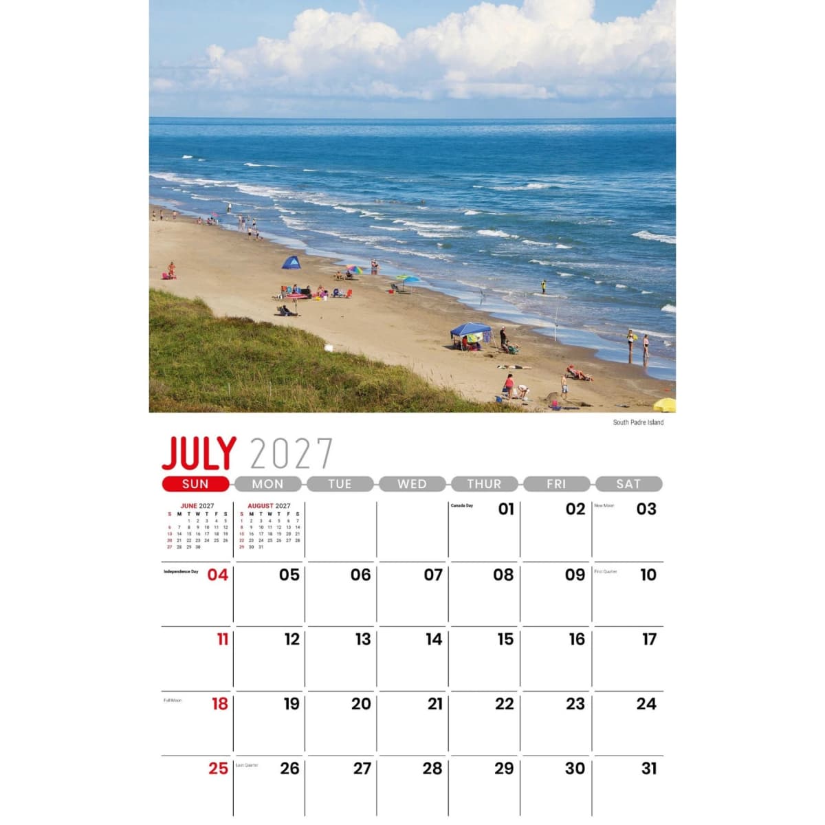 Galleria Wall Calendar 2027 Scenes of Texas