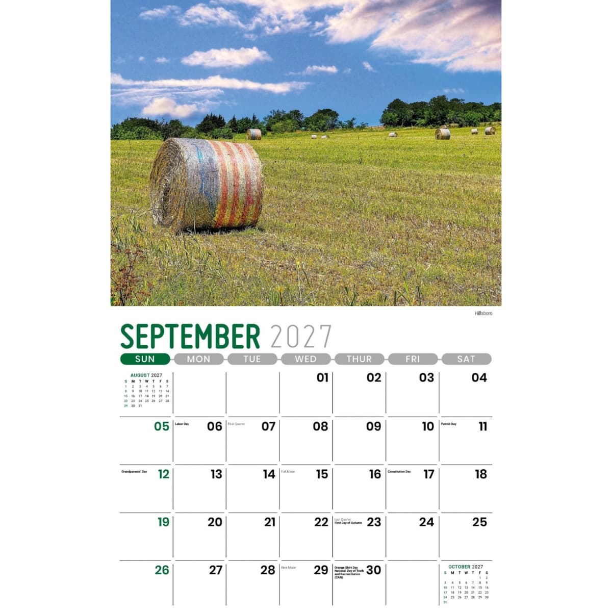 Galleria Wall Calendar 2027 Scenes of Texas