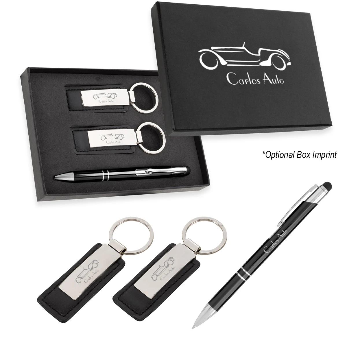 Sprint Stylus Pen & Leatherette Key Tag Gift Set