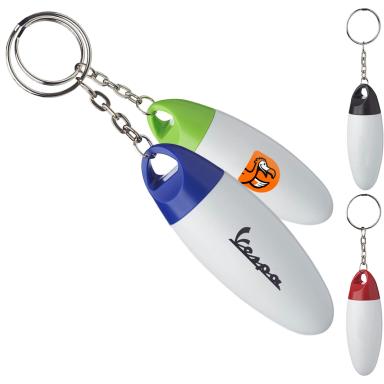 Plastic Pill Bottle Keychains