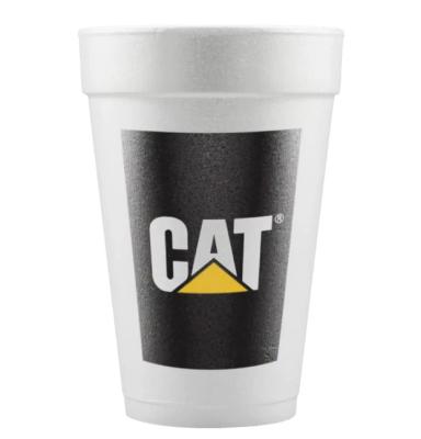20 Oz. Foam Cup - White - Digital