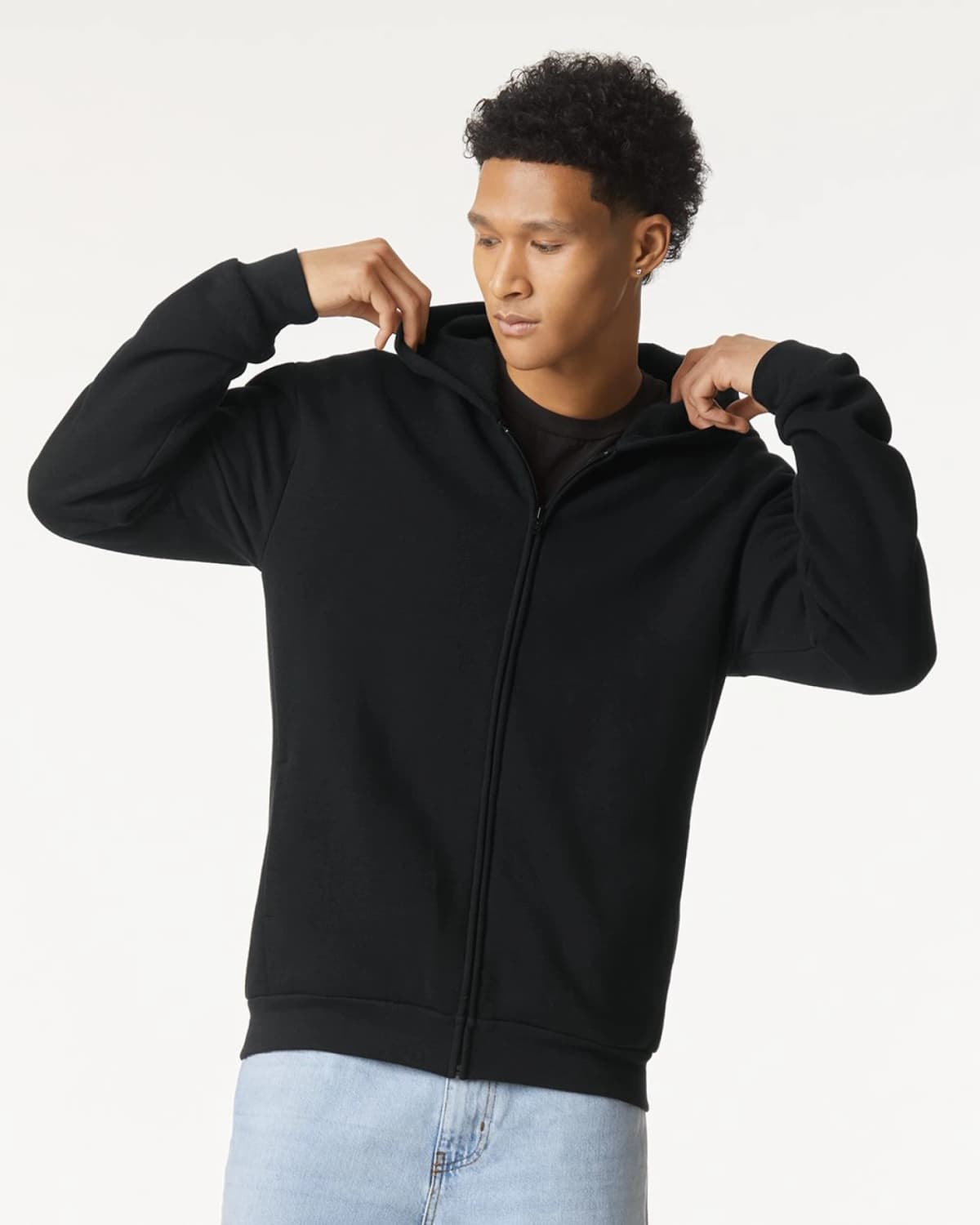 American Appare Unisex ReFlex Fleece Full-Zip Hoodie Sweatshirt