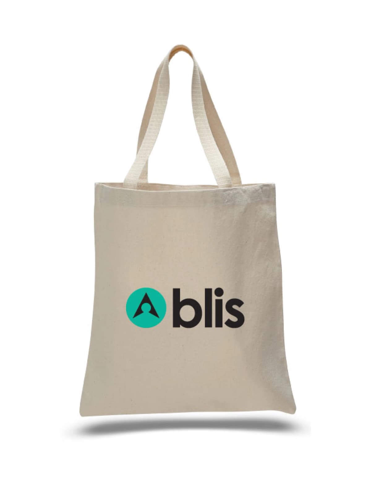 12 Oz. Canvas Zippered Tote Bag (15" x 16")