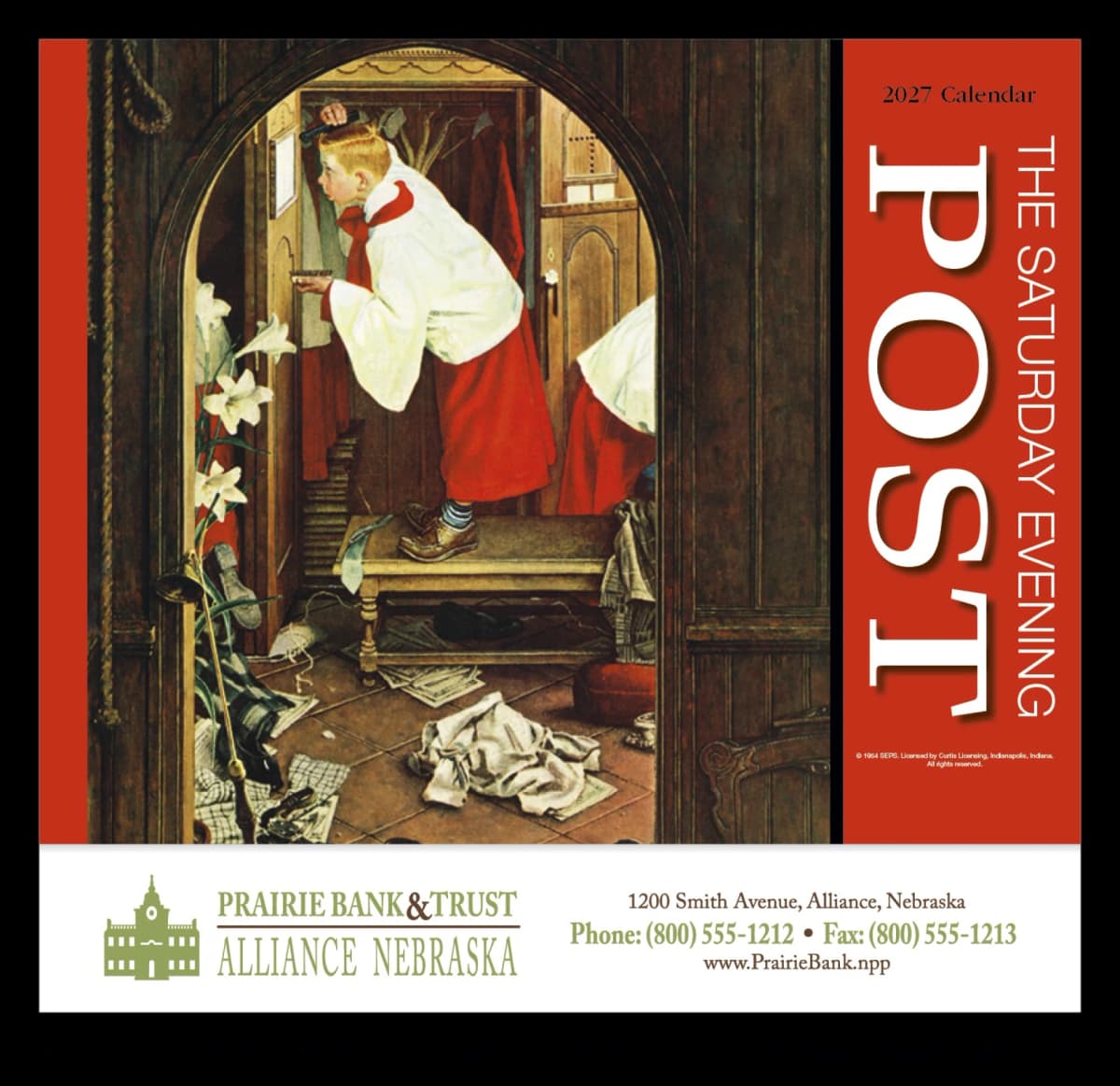 Saturday Evening Post Appointment Calendar