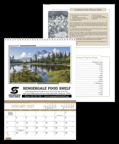 Recipe Pocket Calendar