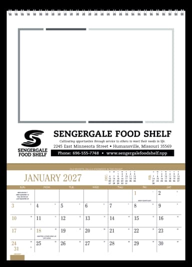 Recipe Pocket Calendar