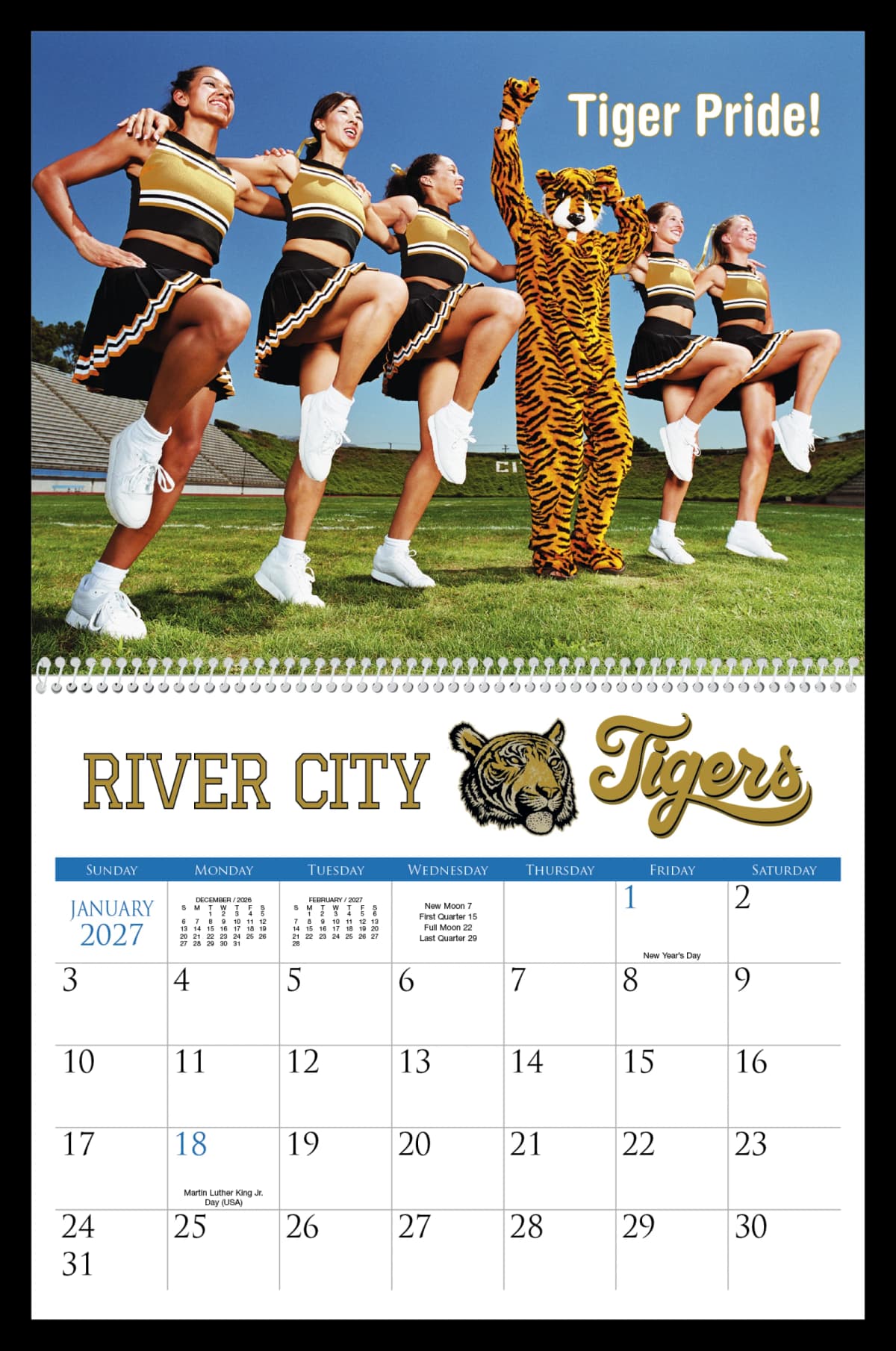 Small Quantity Custom 12-Month Calendar