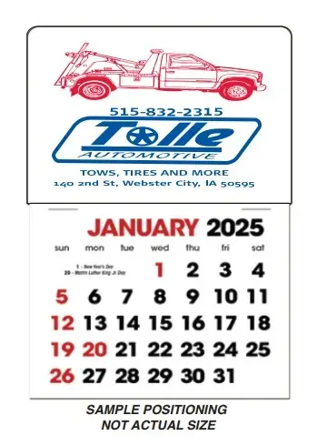 Client Spotlight: How Custom Stick-Up Calendars Keep Tolle Automotive Top-of-Mind All Year