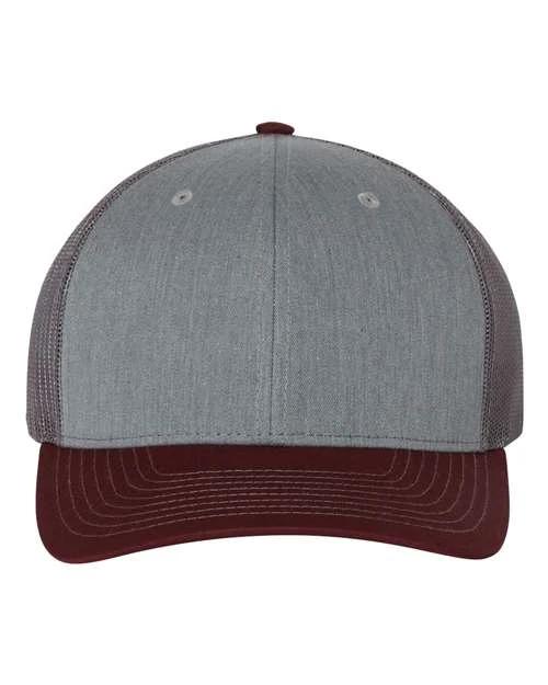 Heather Grey/ Charcoal/ Maroon