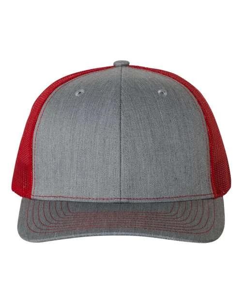 Heather Grey/ Red
