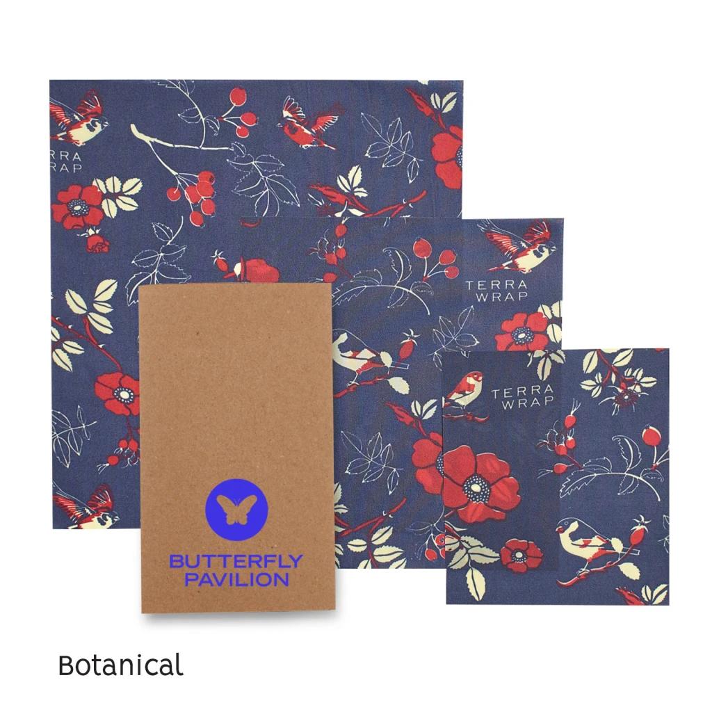 Botanical Blue/Red/Kraft Brown