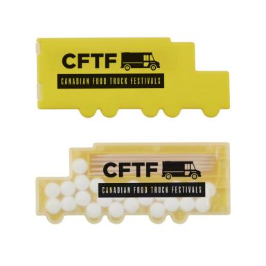 Frosted White/Solid Yellow