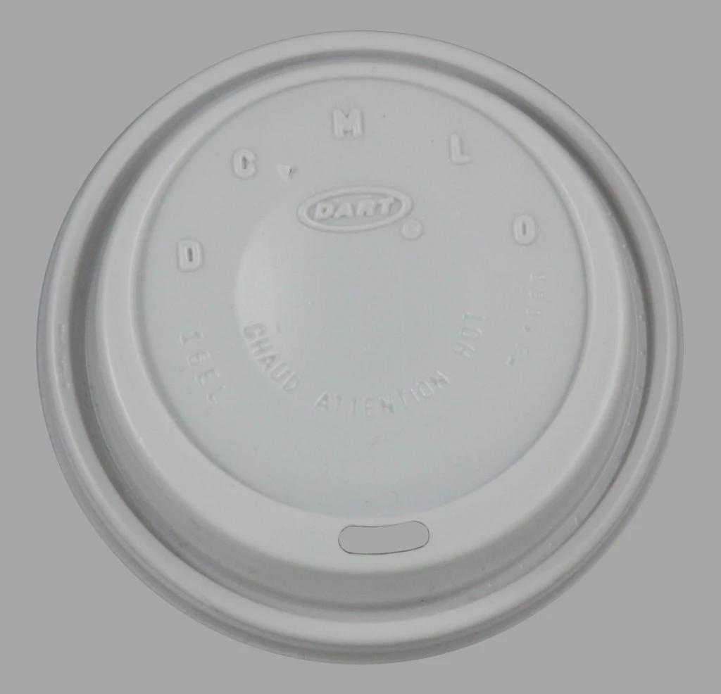 White Coffee Lid View