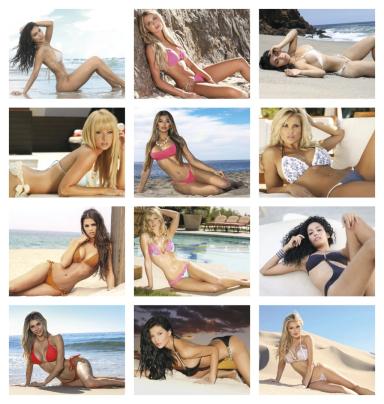 Swimsuits - Stapled 2026 Calendar
