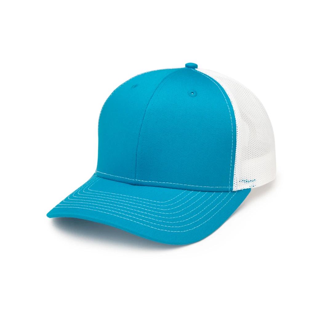 Light blue with white