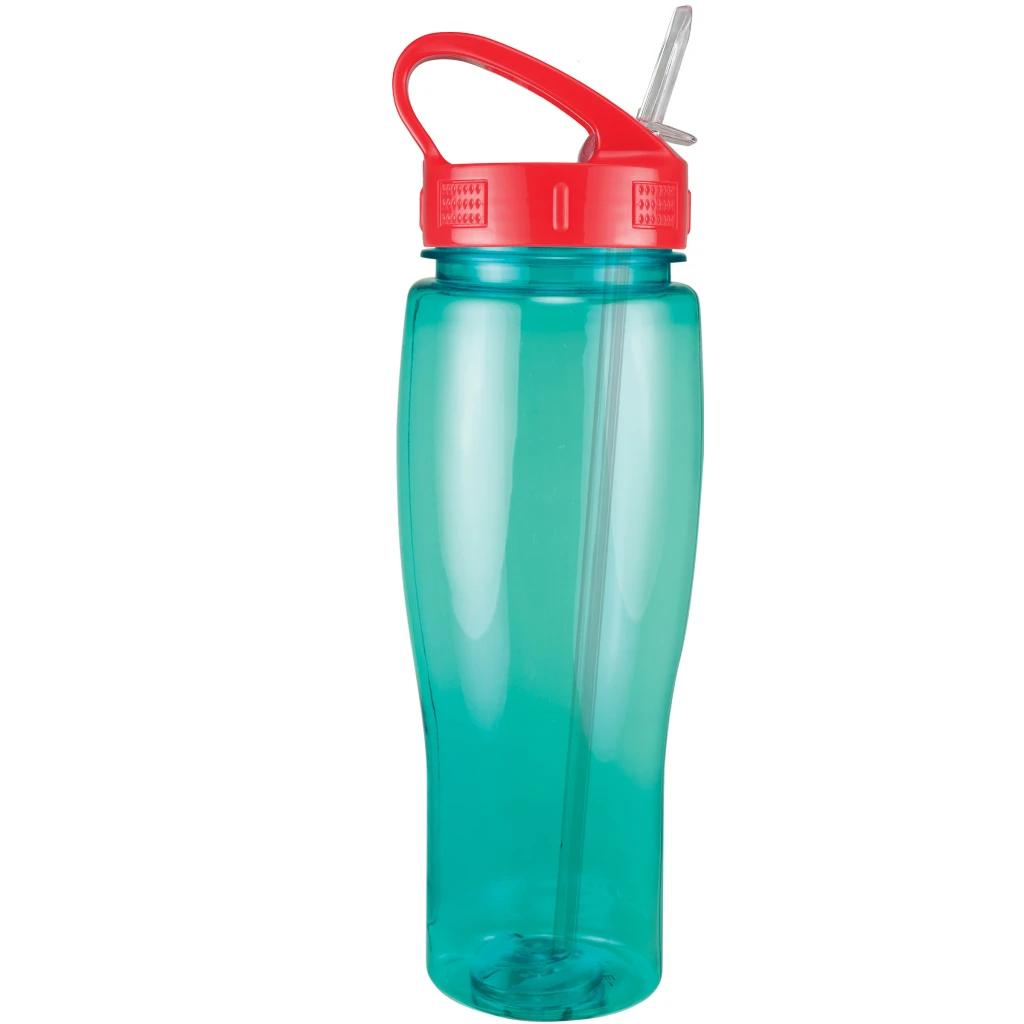 Translucent Aqua Blue/Red