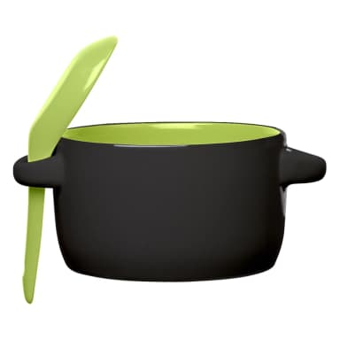 Black with lime