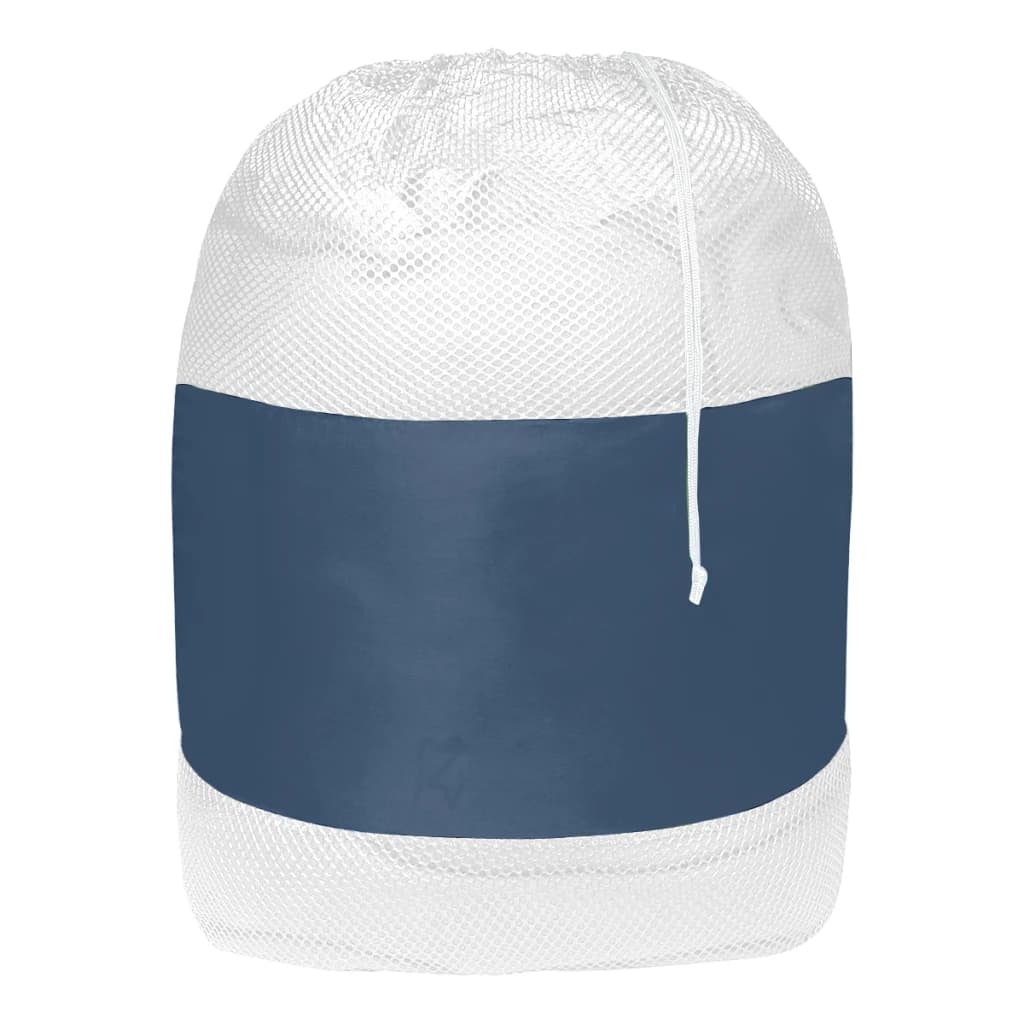 Navy blue with white