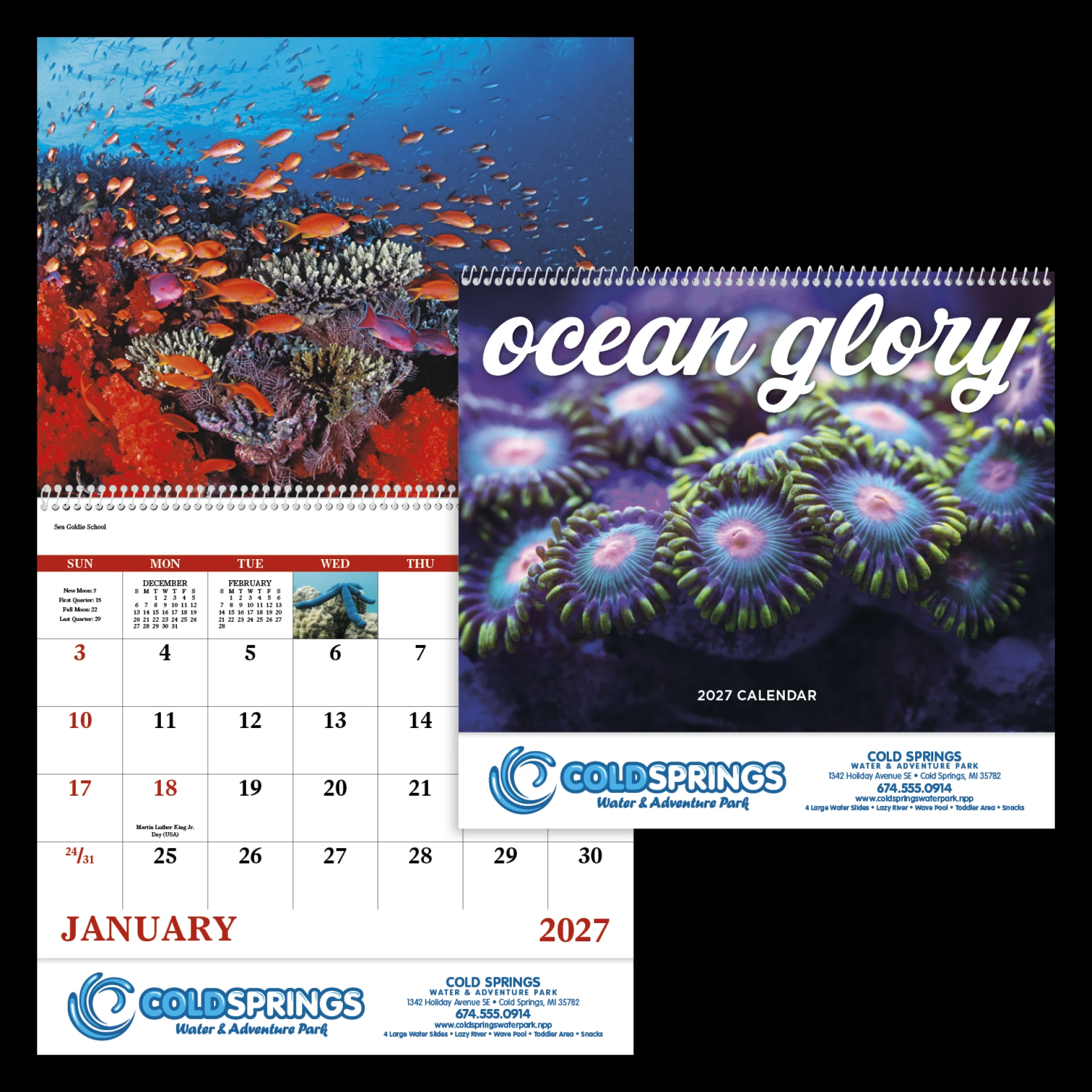 Product: Ocean Glory Calendar, Spiral
