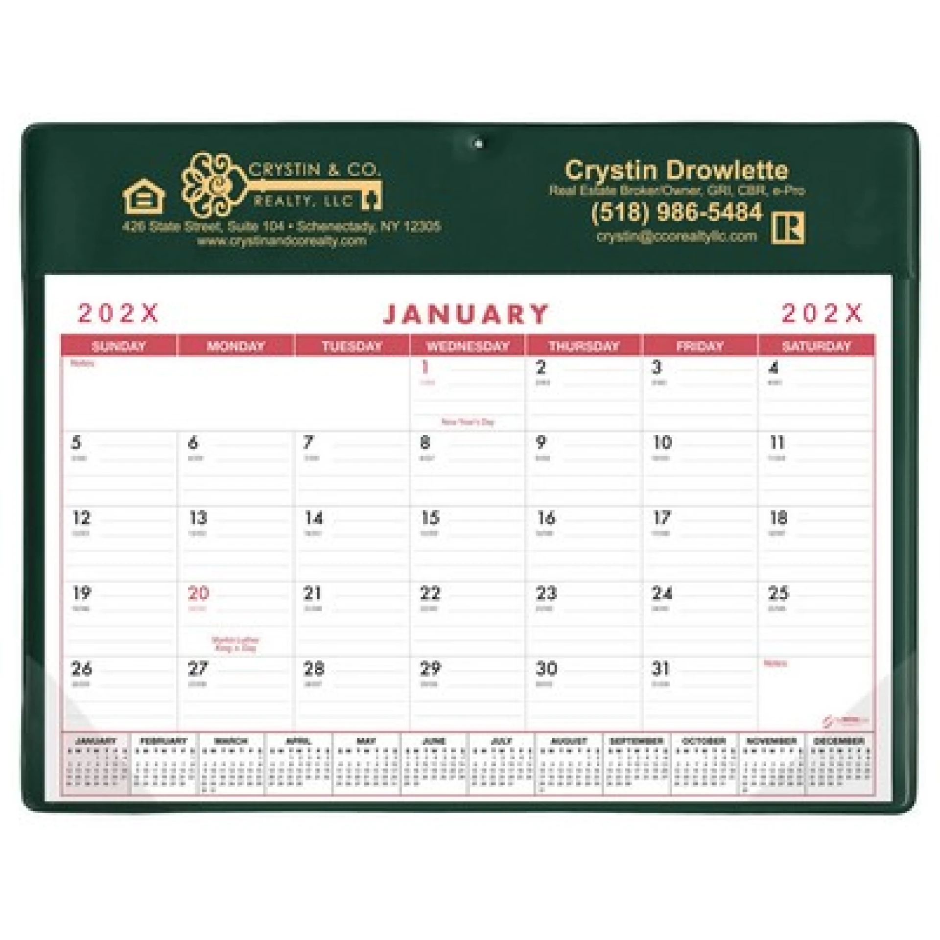 Product: Calendar Doodle Pad Without Grommet or Greeting Page