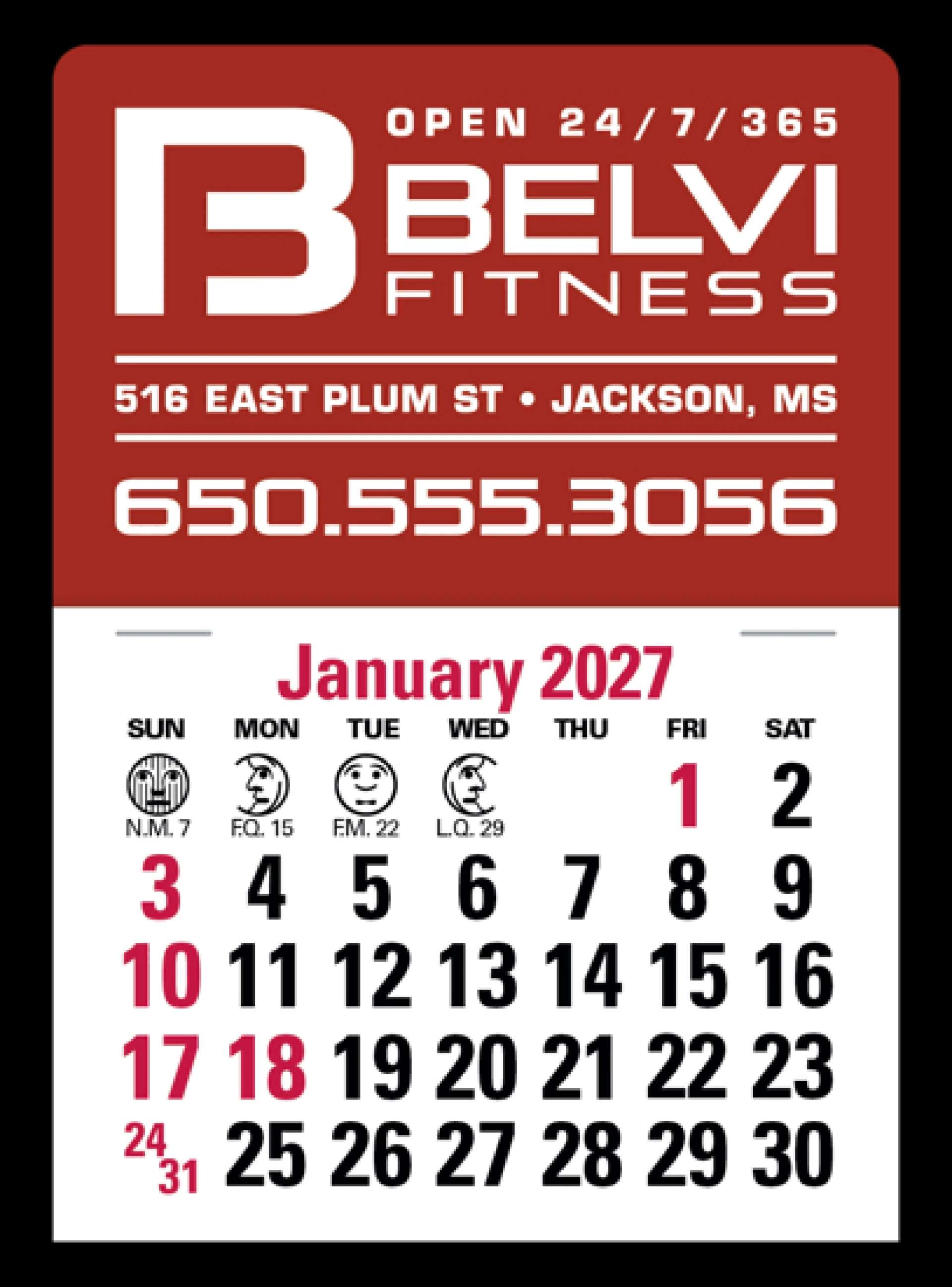Product: Circle Stick Up Calendar