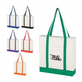 Product: NON-WOVEN TOTE BAG WITH TRIM COLORS