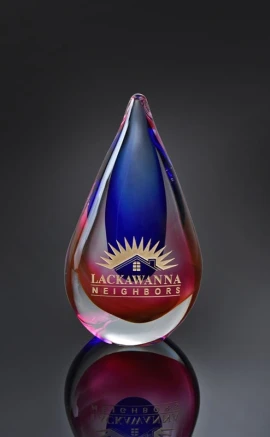 Product: Teardrop Art Glass