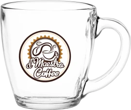 Product: 16 oz. Glass Bistro Coffee Mug